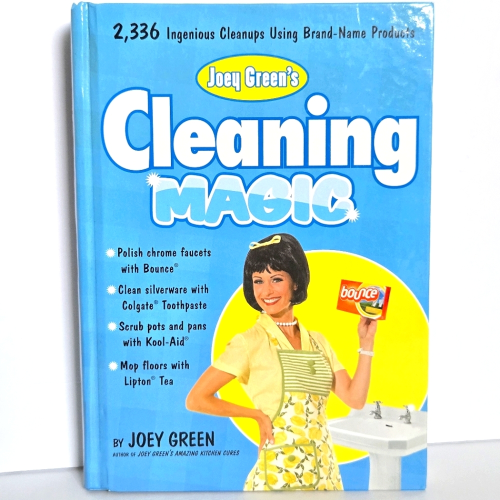 3/10$ - Joey Green's Cleaning Magic 2,336 Household Tips Hardcover Book 2010